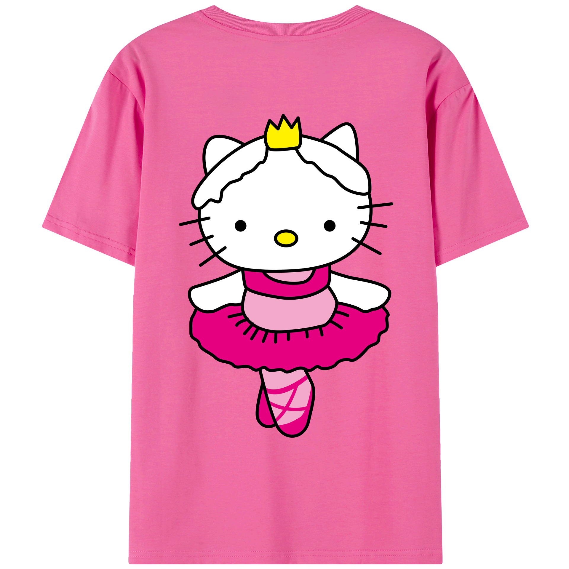 （画像用） Hello Kitty ハローキティ レディース半袖Tシャツ(バックプリント)